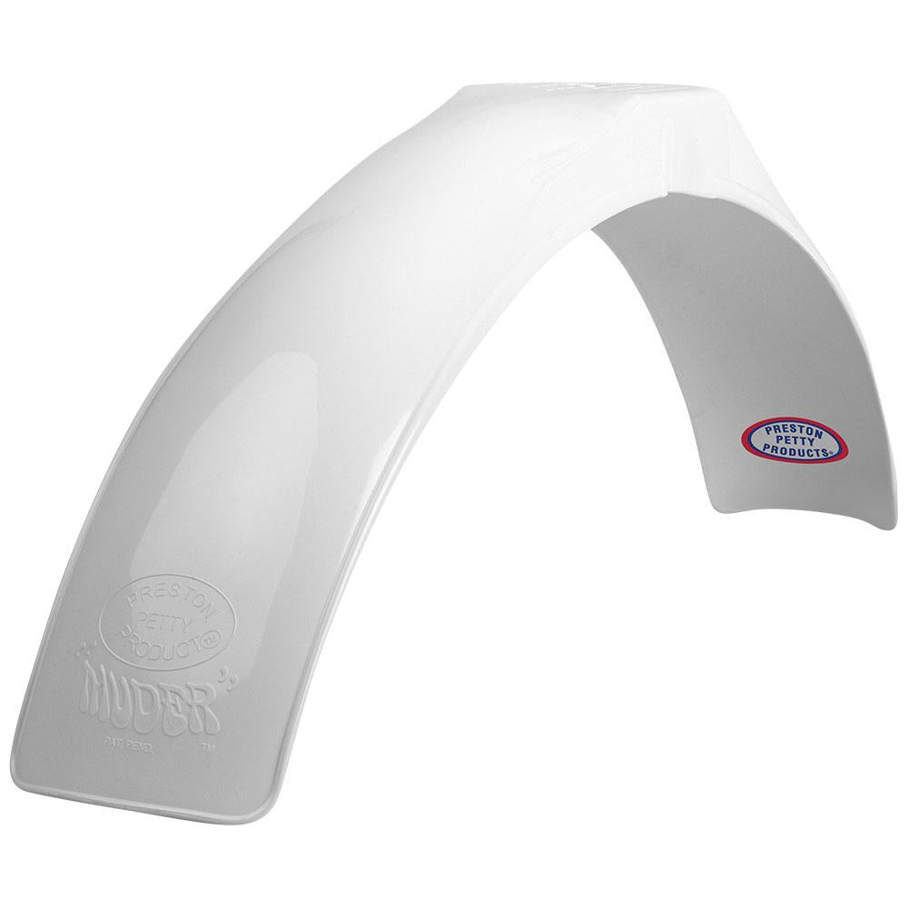 POLISPORT PRESTON PETTY 'IB MUDER' FRONT FENDER - WHITE 1