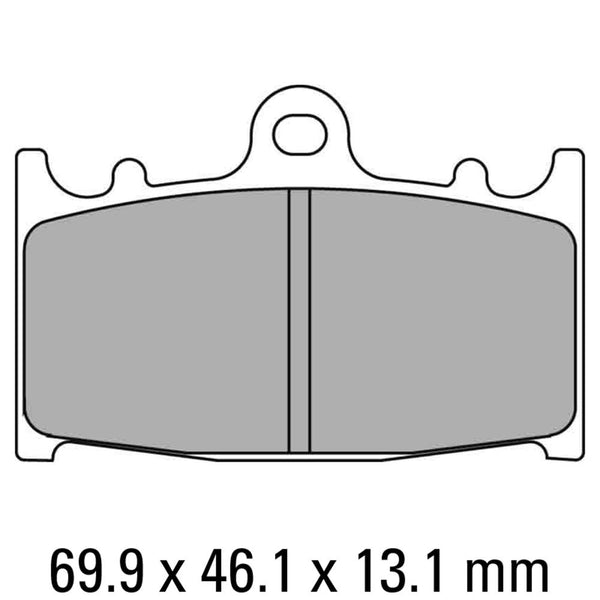 FERODO Disc Pad Set - FDB2163 ST Sinter Grip Sintered Compound - Road 1