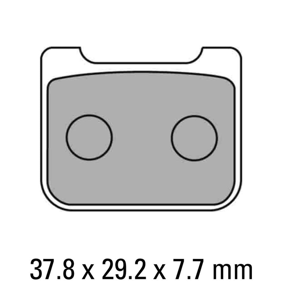 FERODO Disc Pad Set - FDB2171 P Platinum Non Sintered Compound 1