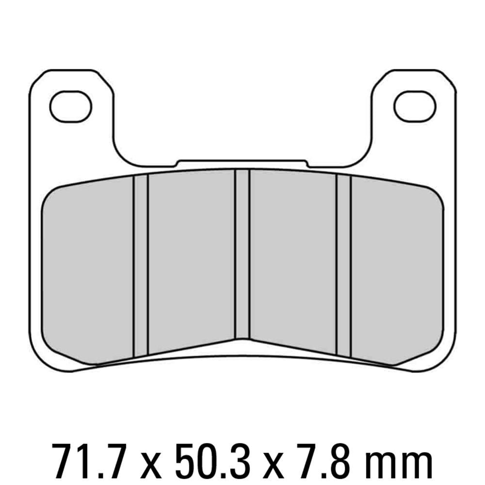 FERODO Disc Pad Set - FDB2178 ST Sinter Grip Sintered Compound - Road 1