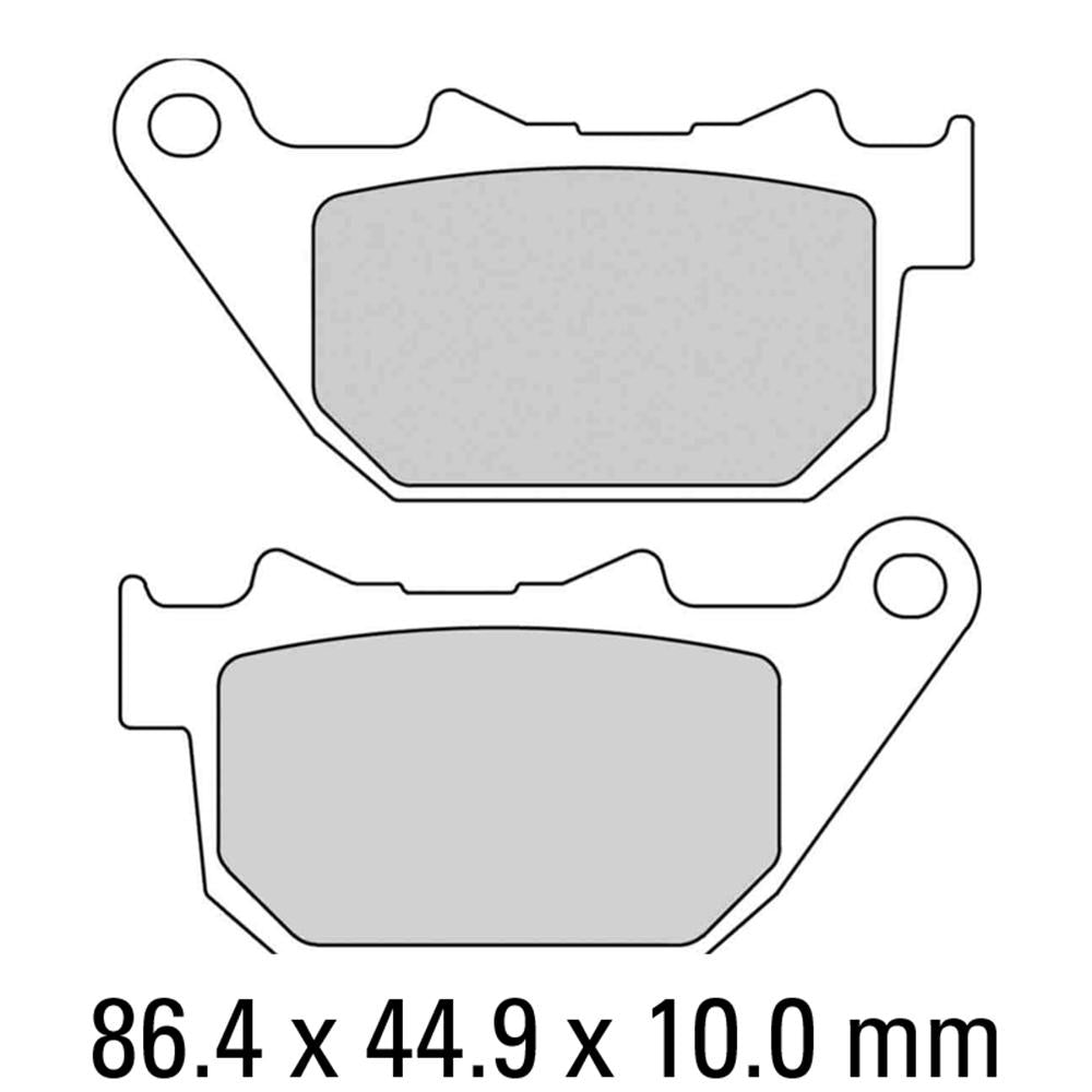 FERODO Disc Pad Set - FDB2180 P Platinum Non Sintered Compound 1