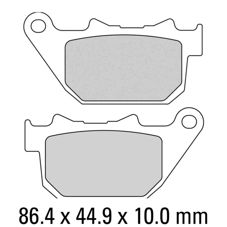 FERODO Disc Pad Set - FDB2180 P Platinum Non Sintered Compound 1