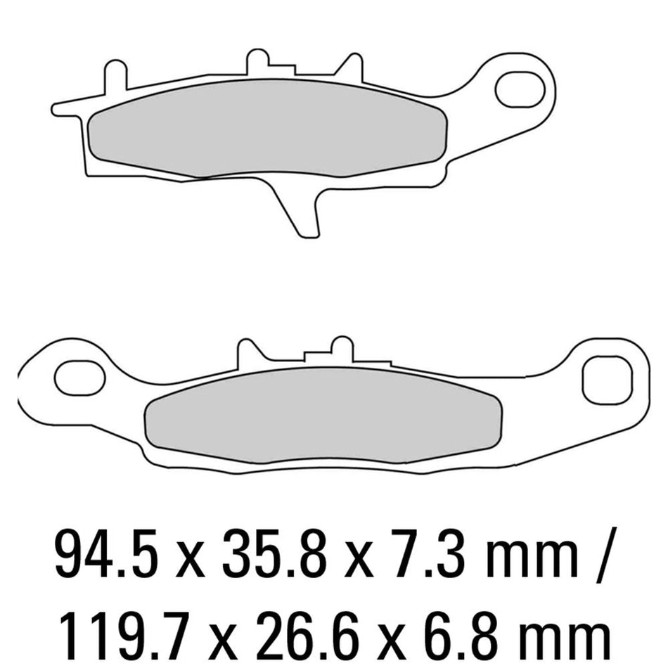 FERODO Disc Pad Set - FDB2188 SG Sinter Grip Sintered Compound - Off-Road 1