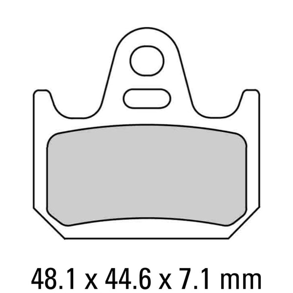 FERODO Disc Pad Set - FDB2194 P Platinum Non Sintered Compound 1