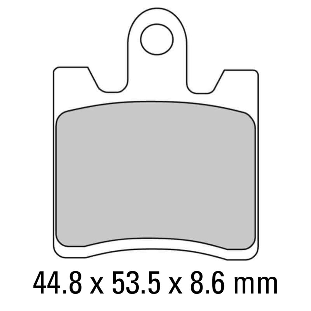 FERODO Disc Pad Set - FDB2085 EF Eco Friction Non Sintered Compound 1