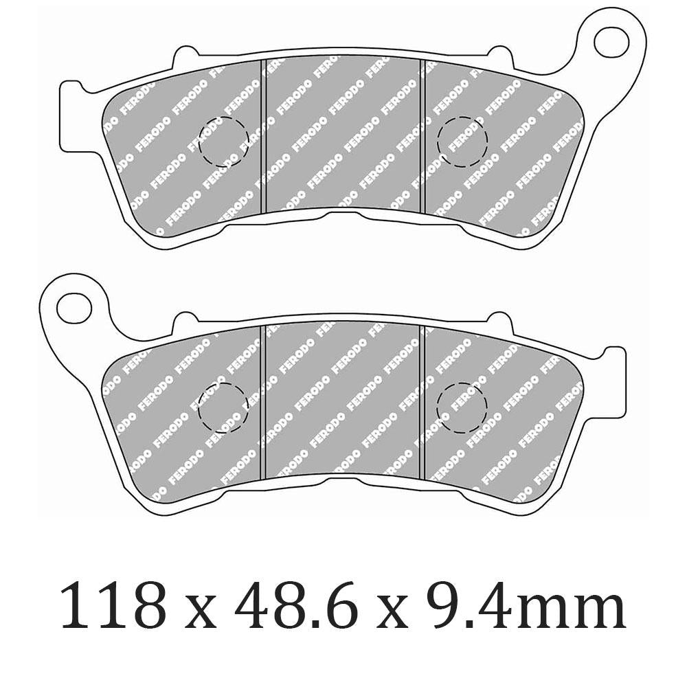 FERODO Disc Pad Set - FDB2299 ST Sinter Grip Sintered Compound - Road 1