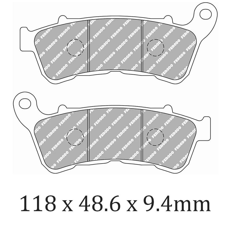 FERODO Disc Pad Set - FDB2299 ST Sinter Grip Sintered Compound - Road 1