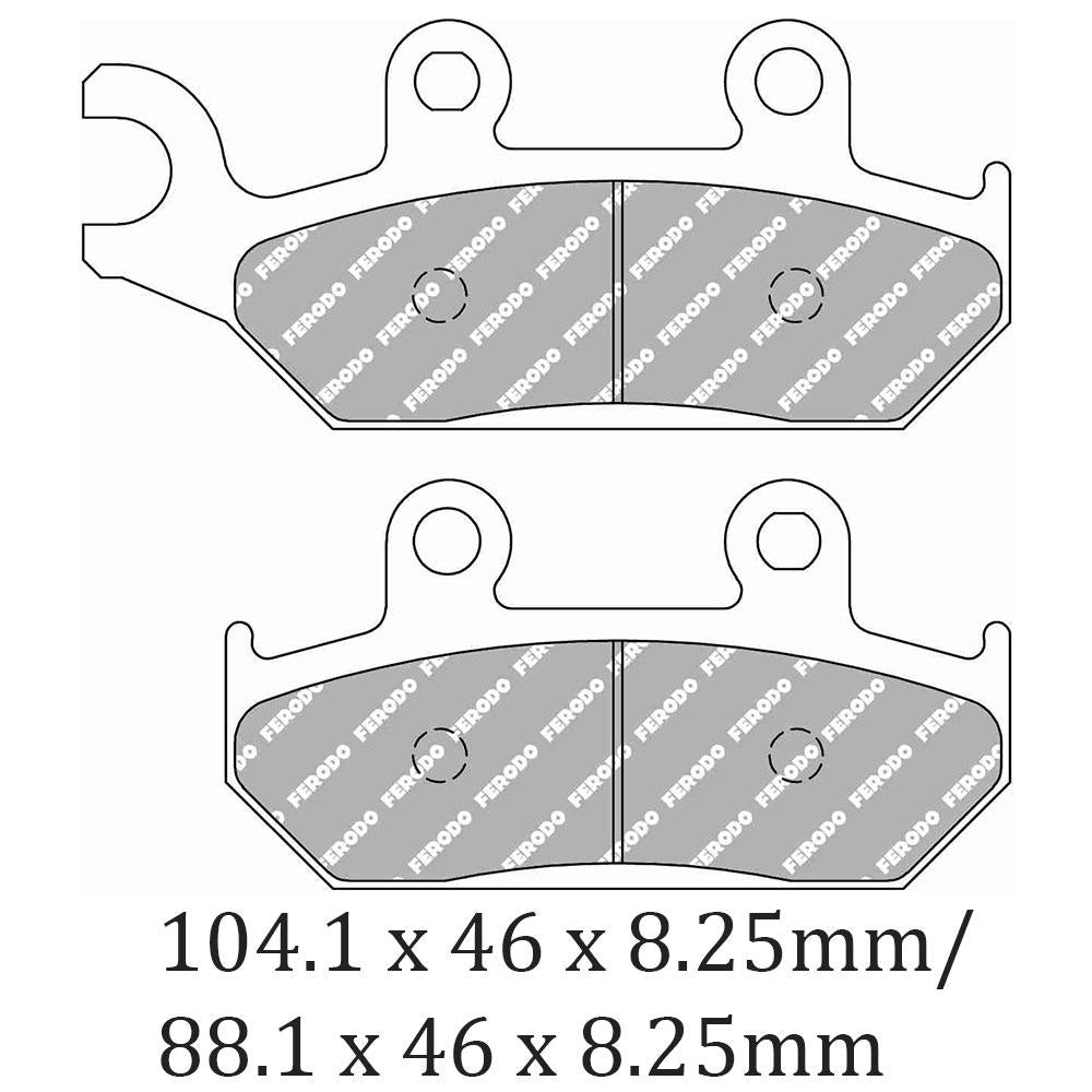 FERODO Disc Pad Set - FDB2302 SG Sinter Grip Sintered Compound - Off-Road 1