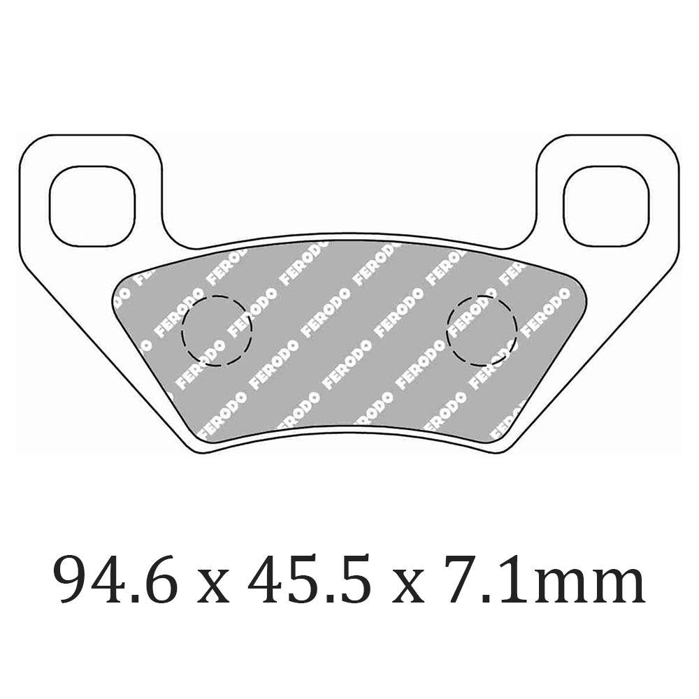 FERODO Disc Pad Set - FDB2303 SG Sinter Grip Sintered Compound - Off-Road 1