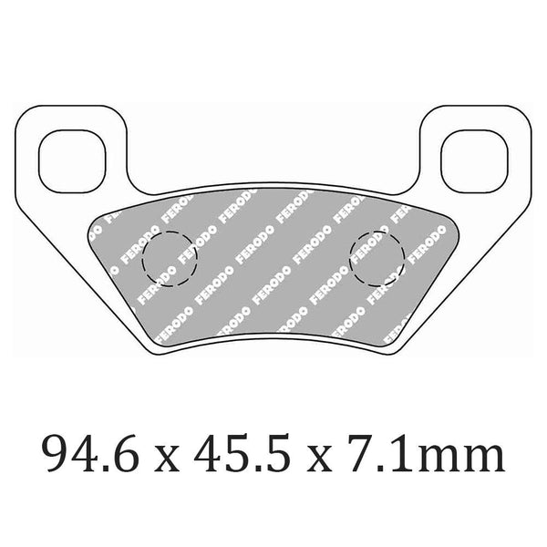 FERODO Disc Pad Set - FDB2303 SG Sinter Grip Sintered Compound - Off-Road 1