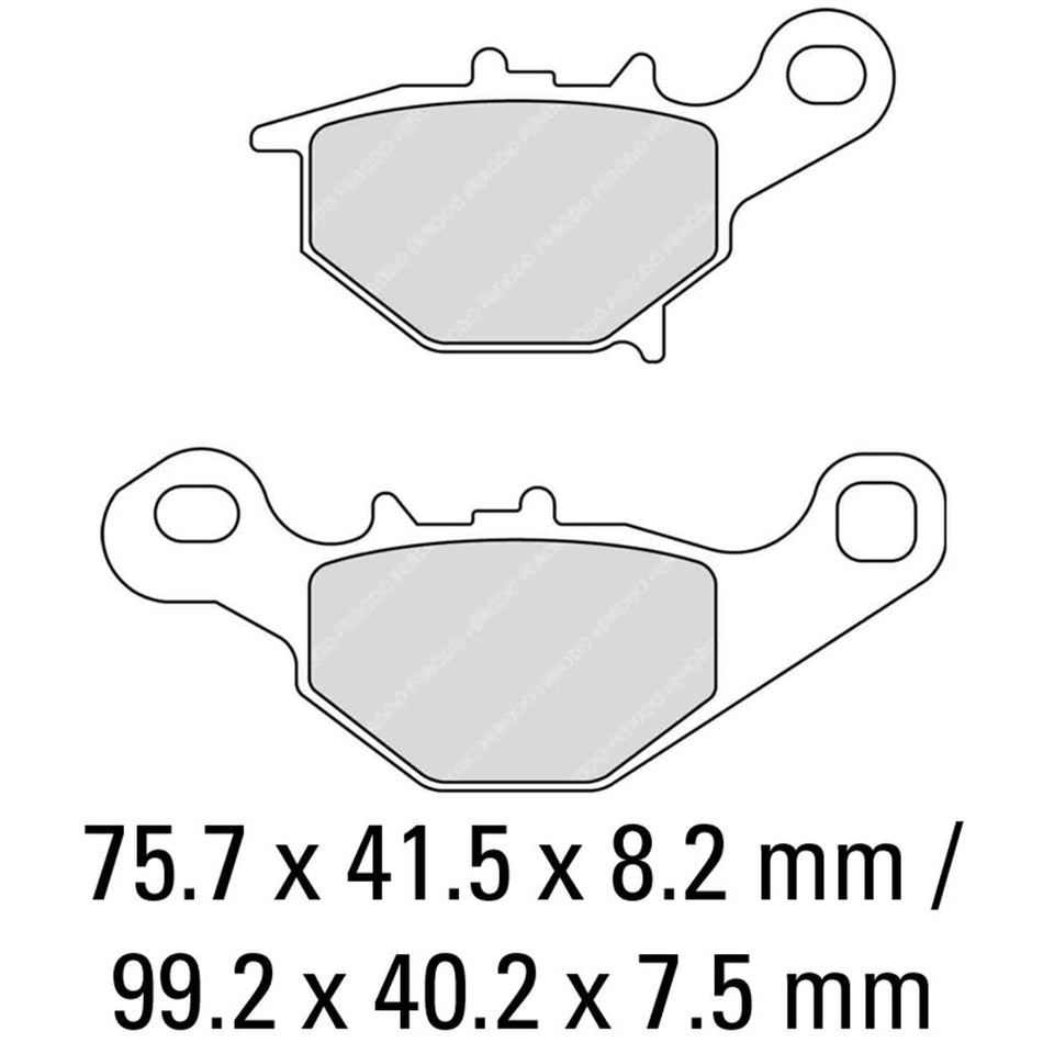 FERODO Disc Pad Set - FDB2197 SG Sinter Grip Sintered Compound - Off-Road 1