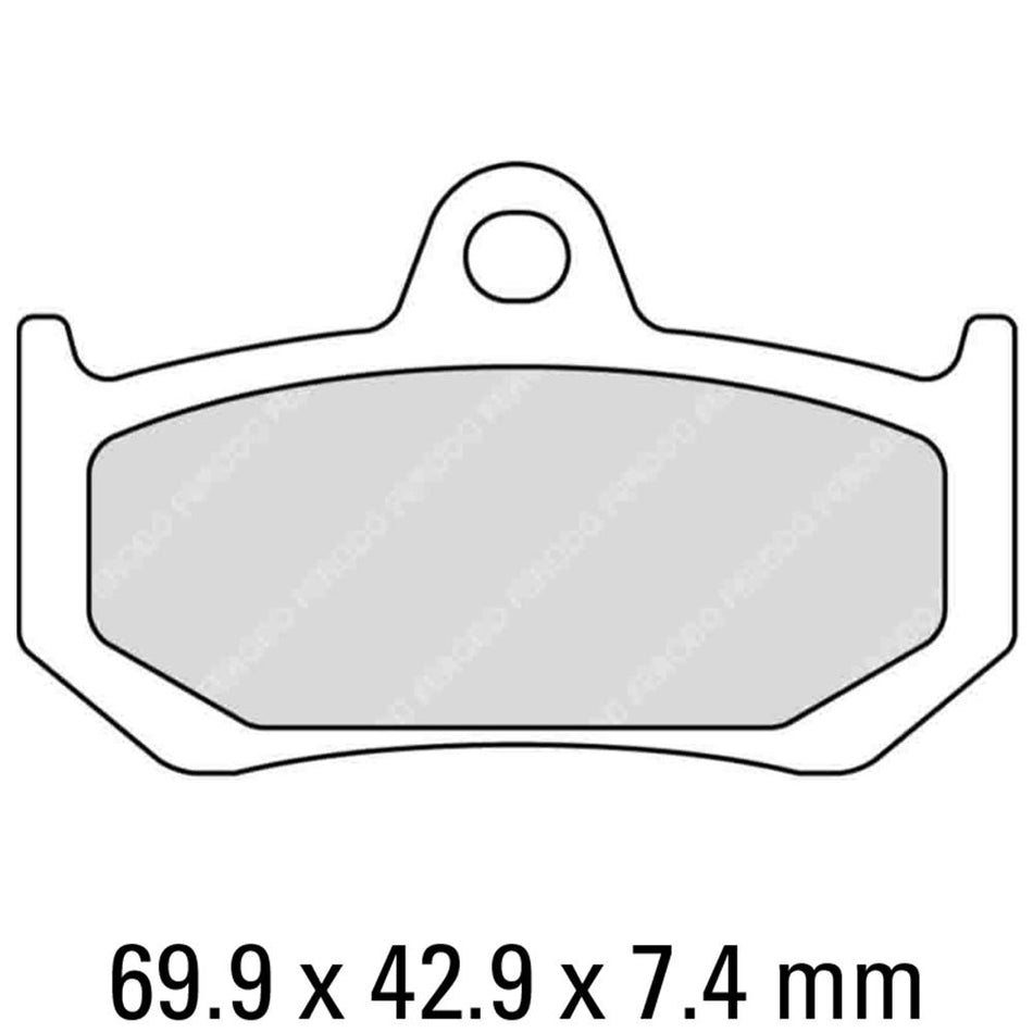 FERODO Disc Pad Set - FDB2198 ST Sinter Grip Sintered Compound - Road 1