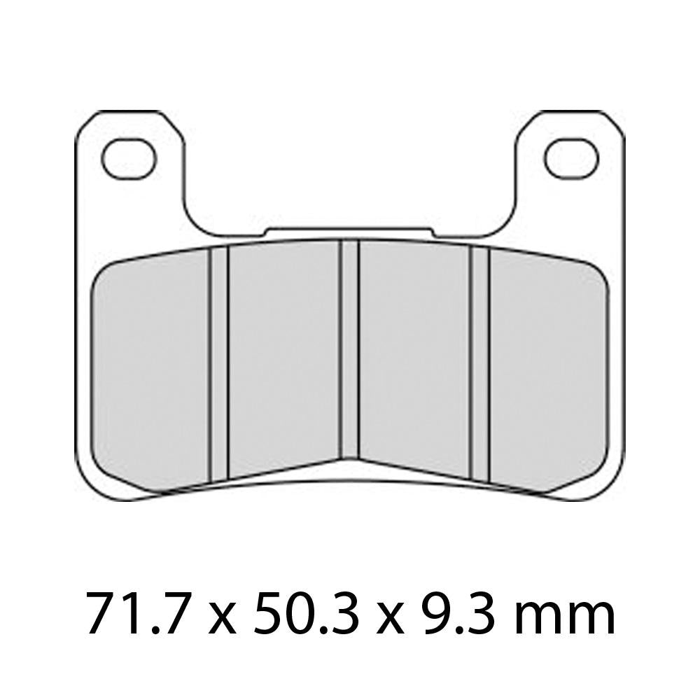 FERODO Race Brake Disc Pad Set - FDB2204 ZRAC 1