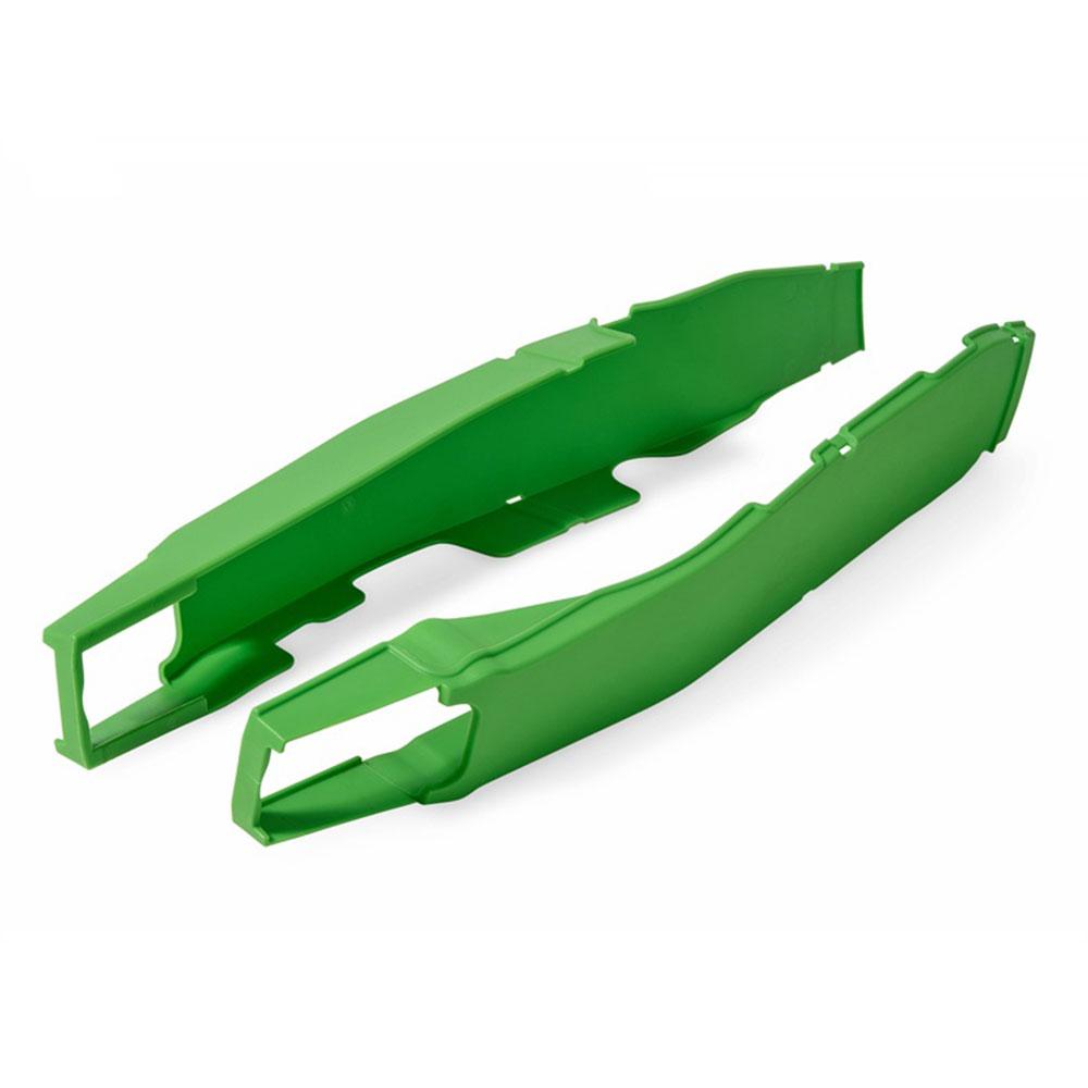 POLISPORT SWINGARM PROTECTORS KAWASAKI KX250F 12-16/KX450F 12-15 - GREEN 1