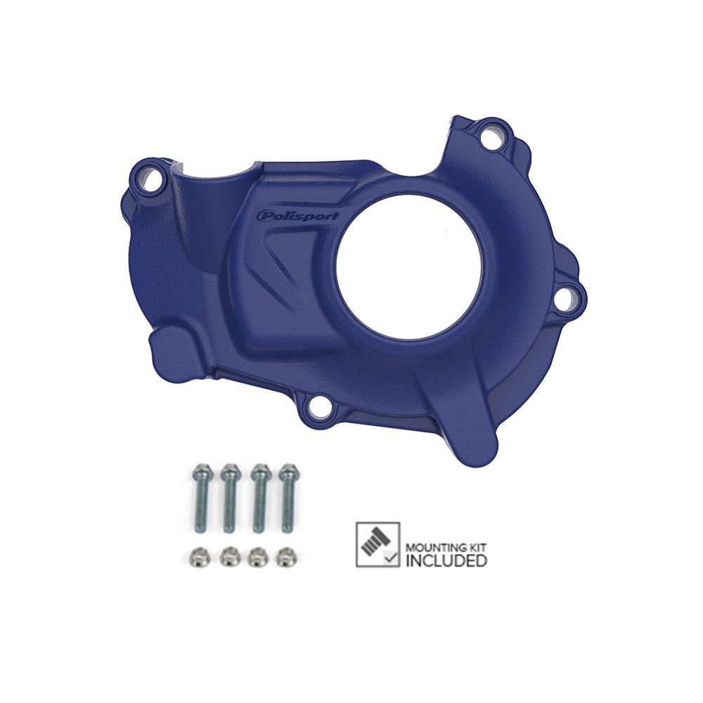 POLISPORT IGNITION COVER YAMAHA YZ450F 18-22 - BLUE 2