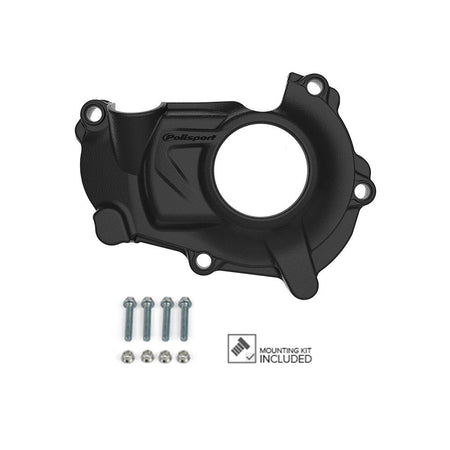 POLISPORT IGNITION COVER YAMAHA YZ450F 18-22 - BLACK 2