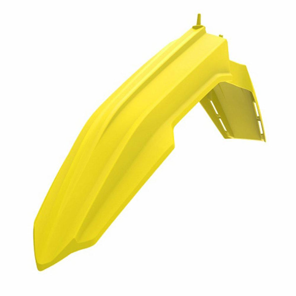 POLISPORT FRONT FENDER SUZUKI RM-Z250 19-22/RM-Z450 18-22 - YELLOW 1