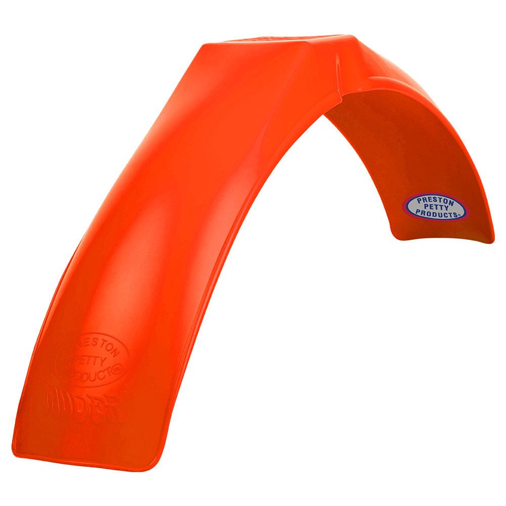 POLISPORT PRESTON PETTY 'IB MUDER' FRONT FENDER - PUMPKIN ORANGE 1