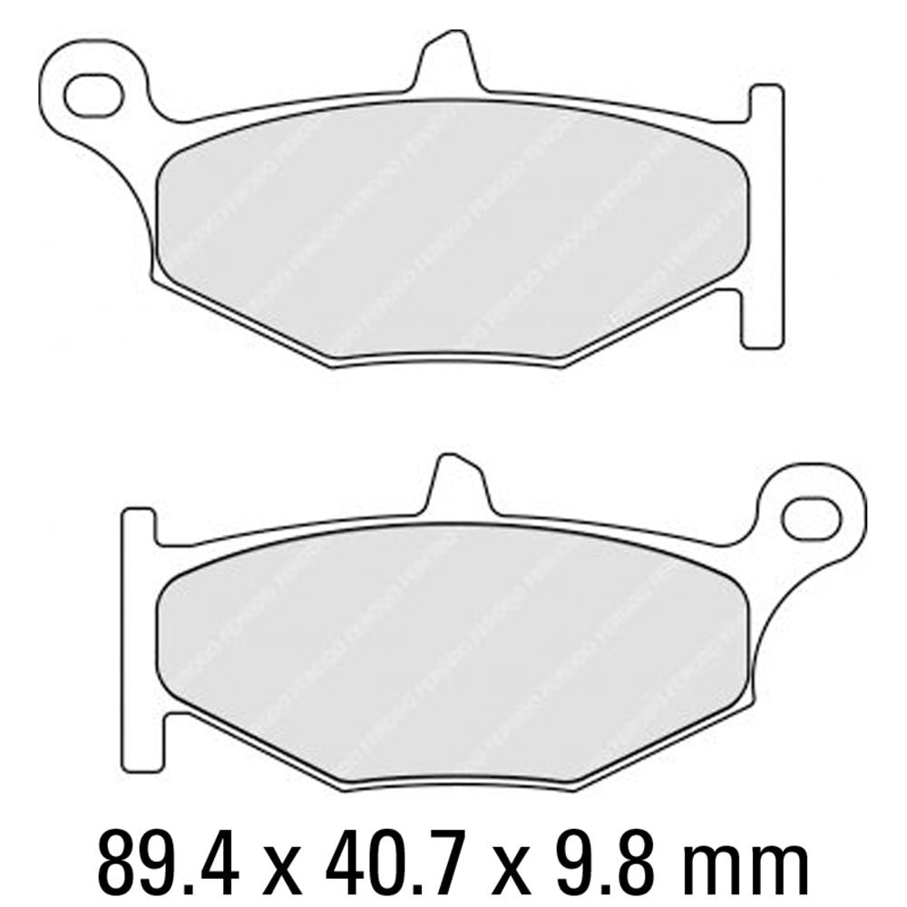 FERODO Disc Pad Set - FDB2213 P Platinum Non Sintered Compound 1