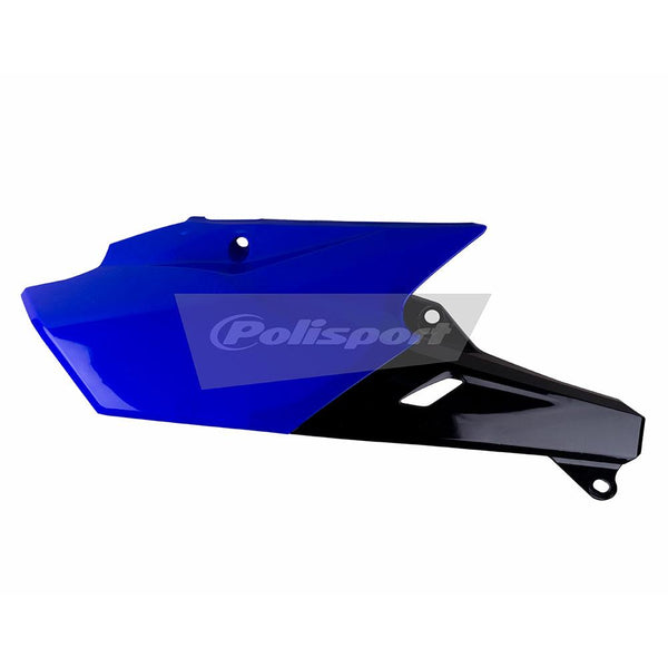 POLISPORT SIDE COVERS YZ250F 14-18/YZ450F 14-17 - BLUE/BLACK 1