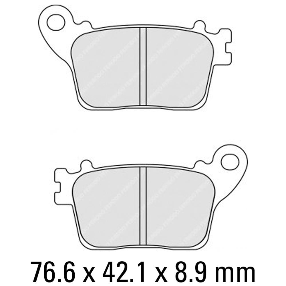 FERODO Disc Pad Set - FDB2221 P Platinum Non Sintered Compound 1