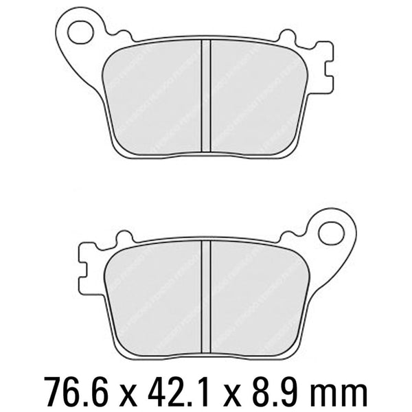 FERODO Disc Pad Set - FDB2221 P Platinum Non Sintered Compound 1