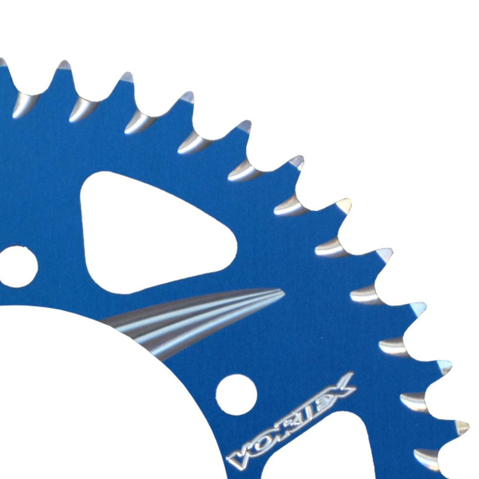 VORTEX ALLOY REAR SPROCKET 520-42T - BLUE 1