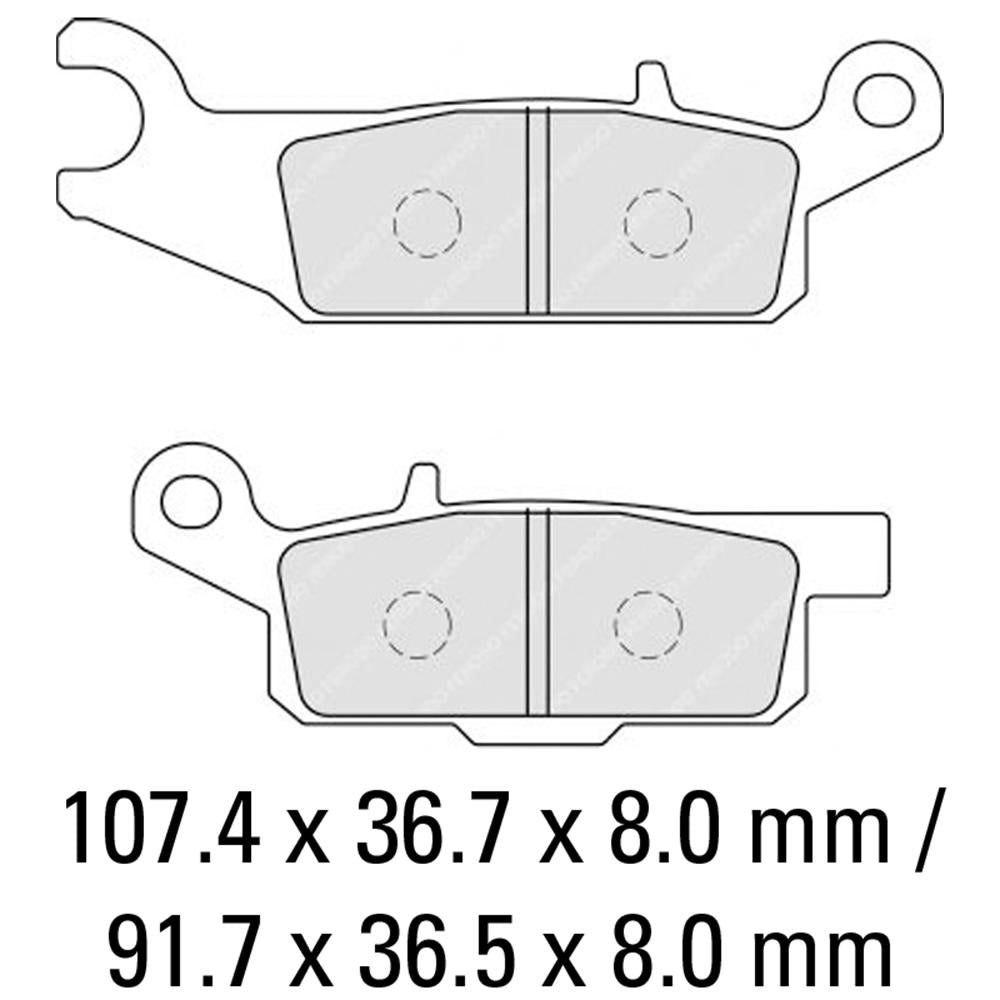 FERODO Disc Pad Set - FDB2230 SG Sinter Grip Sintered Compound - Off-Road 1