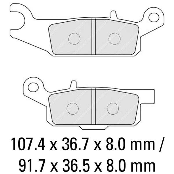 FERODO Disc Pad Set - FDB2230 SG Sinter Grip Sintered Compound - Off-Road 1