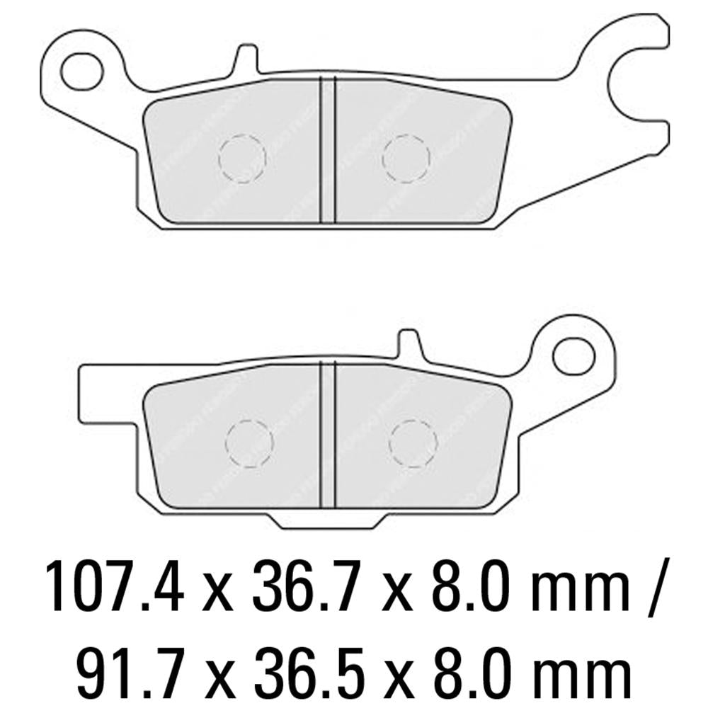 FERODO Disc Pad Set - FDB2231 SG Sinter Grip Sintered Compound - Off-Road 1