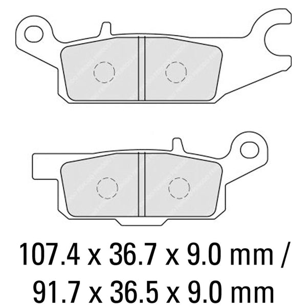 FERODO Disc Pad Set - FDB2233 SG Sinter Grip Sintered Compound - Off-Road 1