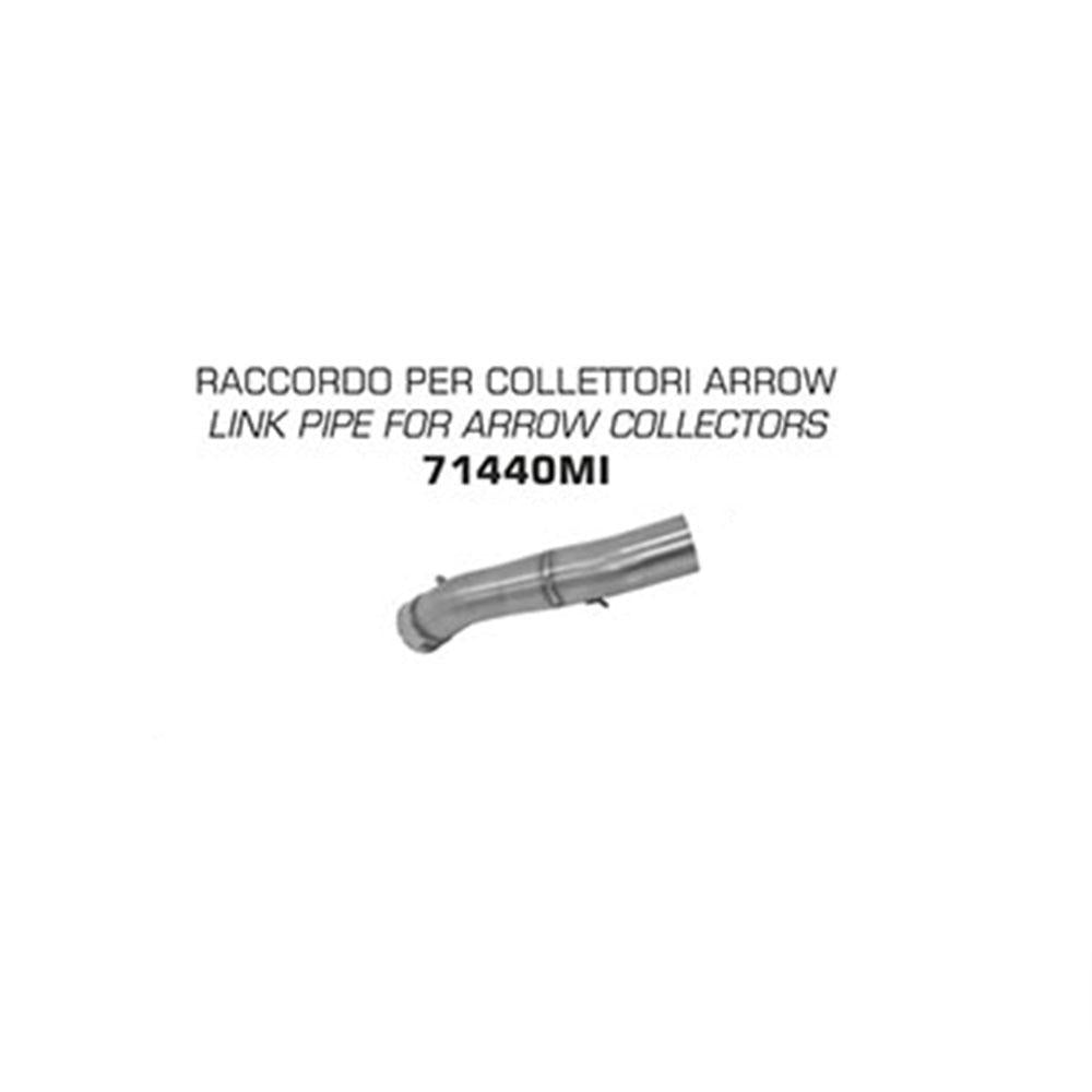 ARROW 71440MI Mid Link Pipe :- Stainless SUZUKI GSX-R 600/750 1