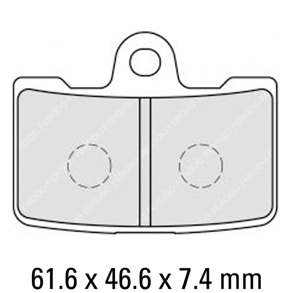 FERODO Disc Pad Set - FDB2240 ST Sinter Grip Sintered Compound - Road 1