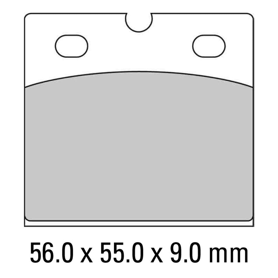 FERODO Disc Pad Set - FDB108 P Platinum Non Sintered Compound 1