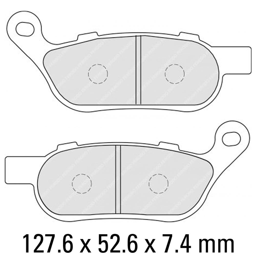 FERODO Disc Pad Set - FDB2251 ST Sinter Grip Sintered Compound - Road 1