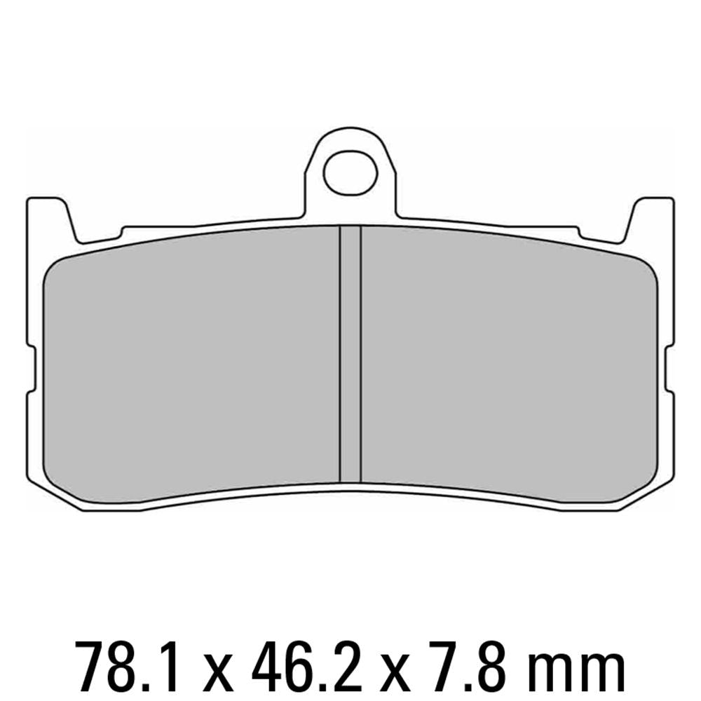 FERODO Disc Pad Set - FDB2252 ST Sinter Grip Sintered Compound - Road 1