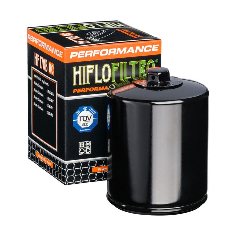 HIFLOFILTRO - OIL FILTER HF171BRC BLACK (With Nut) 1