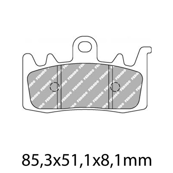 FERODO Disc Pad Set - FDB2265 ST Sinter Grip Sintered Compound - Road 1