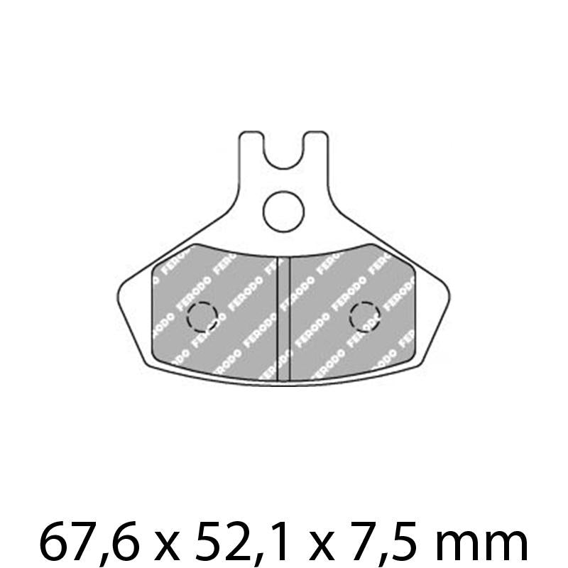 FERODO Disc Pad Set - FDB2271 SG Sinter Grip Sintered Compound - Off-Road 1