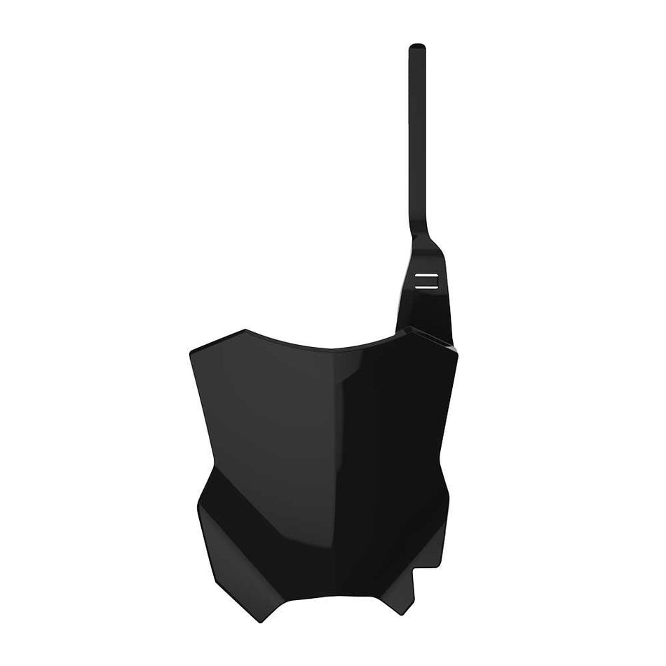 POLISPORT FRONT NUMBER PLATE KAWASAKI KX250F 17/KX450F 16-17 - BLACK 1