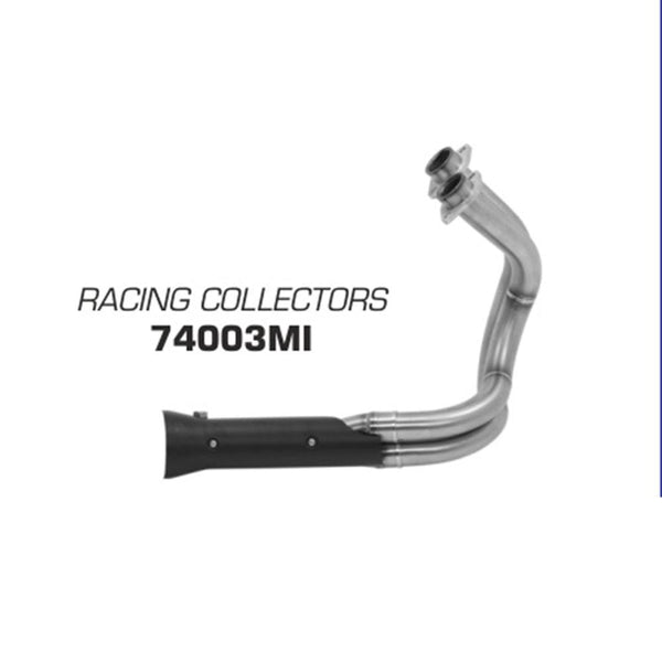 ARROW Collector 74003MI [RAS]: Stainless 2:1 Non-Cat - KA VULCAN S650 17>20 1