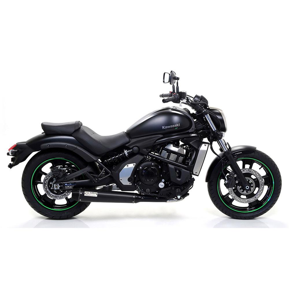 ARROW Collector 74003MI [RAS]: Stainless 2:1 Non-Cat - KA VULCAN S650 17>20 3