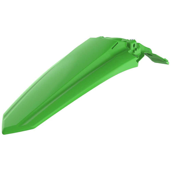 POLISPORT REAR FENDER KAWASAKI KX250 21-22/KX450 19-22 - GREEN 1