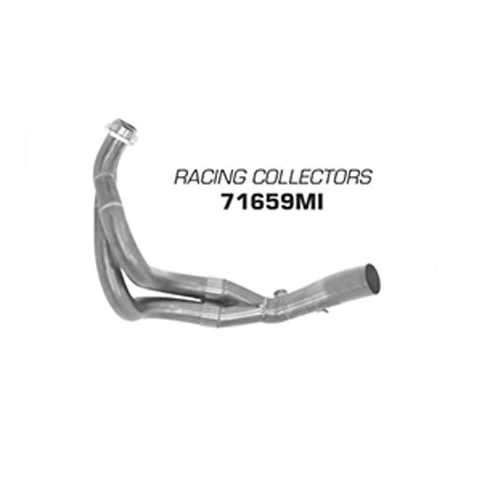 ARROW Collector 71659MI [RAS]: Stainless 2:1 Non-Cat - KA Z650 NINJA 17>20 1