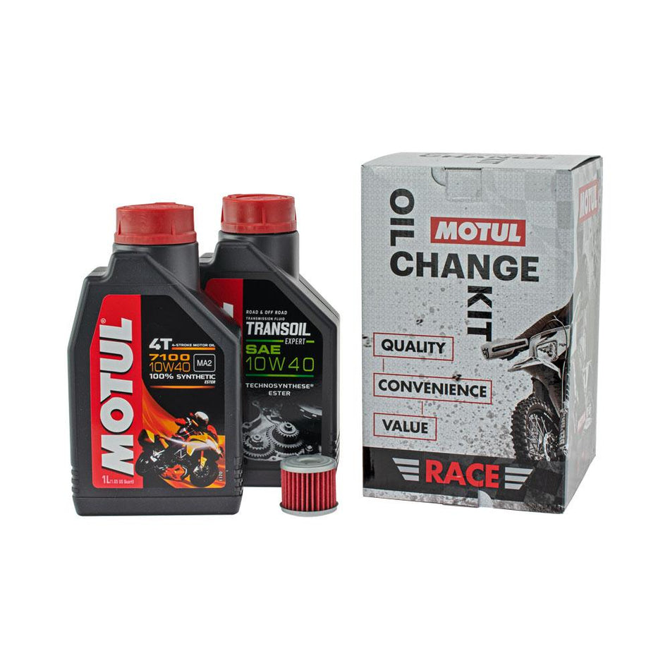 MOTUL RACE OIL CHANGE KIT - HONDA CRF250R 04~17 CRF450R 04~17 1