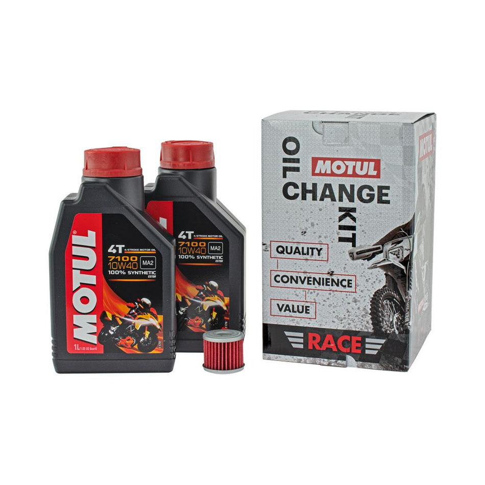 MOTUL RACE OIL CHANGE KIT - KAWASAKI KX250F 04-24 KX450F 16-24 1