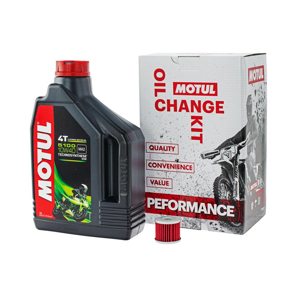 MOTUL PERFORMANCE OIL CHANGE KIT - YAMAHA YZ250F 03-24 YZ450F 03-24 1