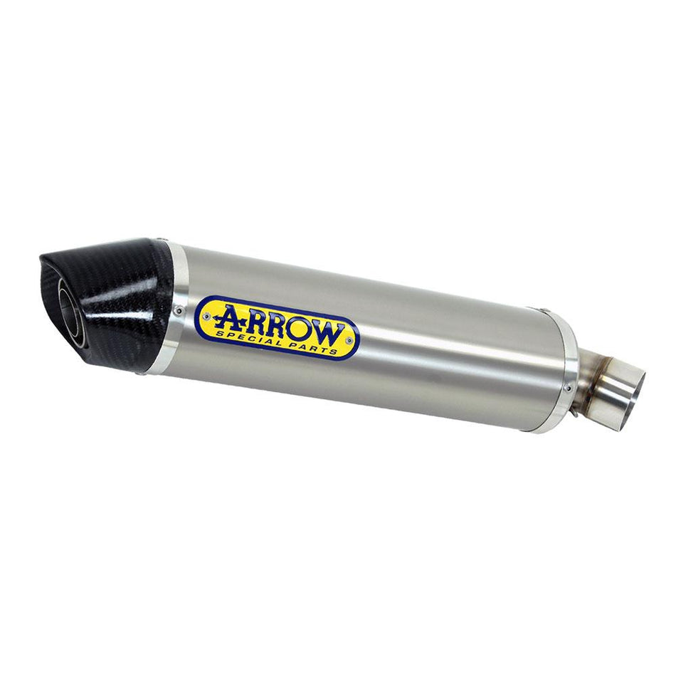 ARROW Silencer INDY-RACE Aluminium with Carbon Fibre End Cap 1