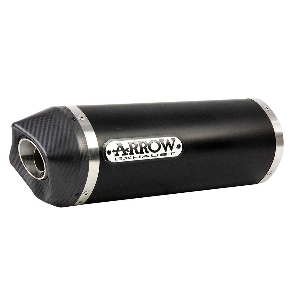 ARROW Silencer Race-TECH Aluminium Dark with Carbon Fibre End Cap 1