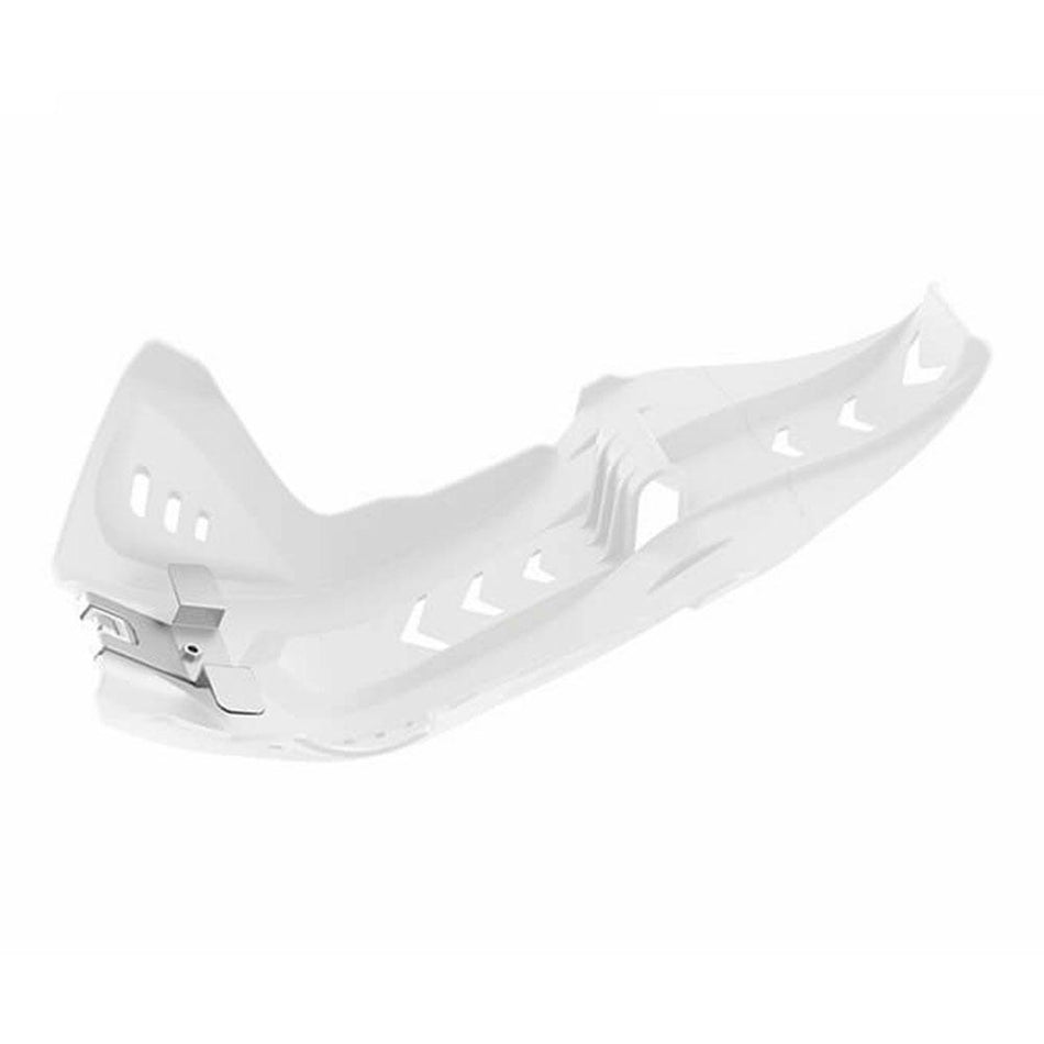 POLISPORT FORTRESS SKID PLATE W/LINKAGE GUARD KTM/HUSQVARNA - WHITE 1